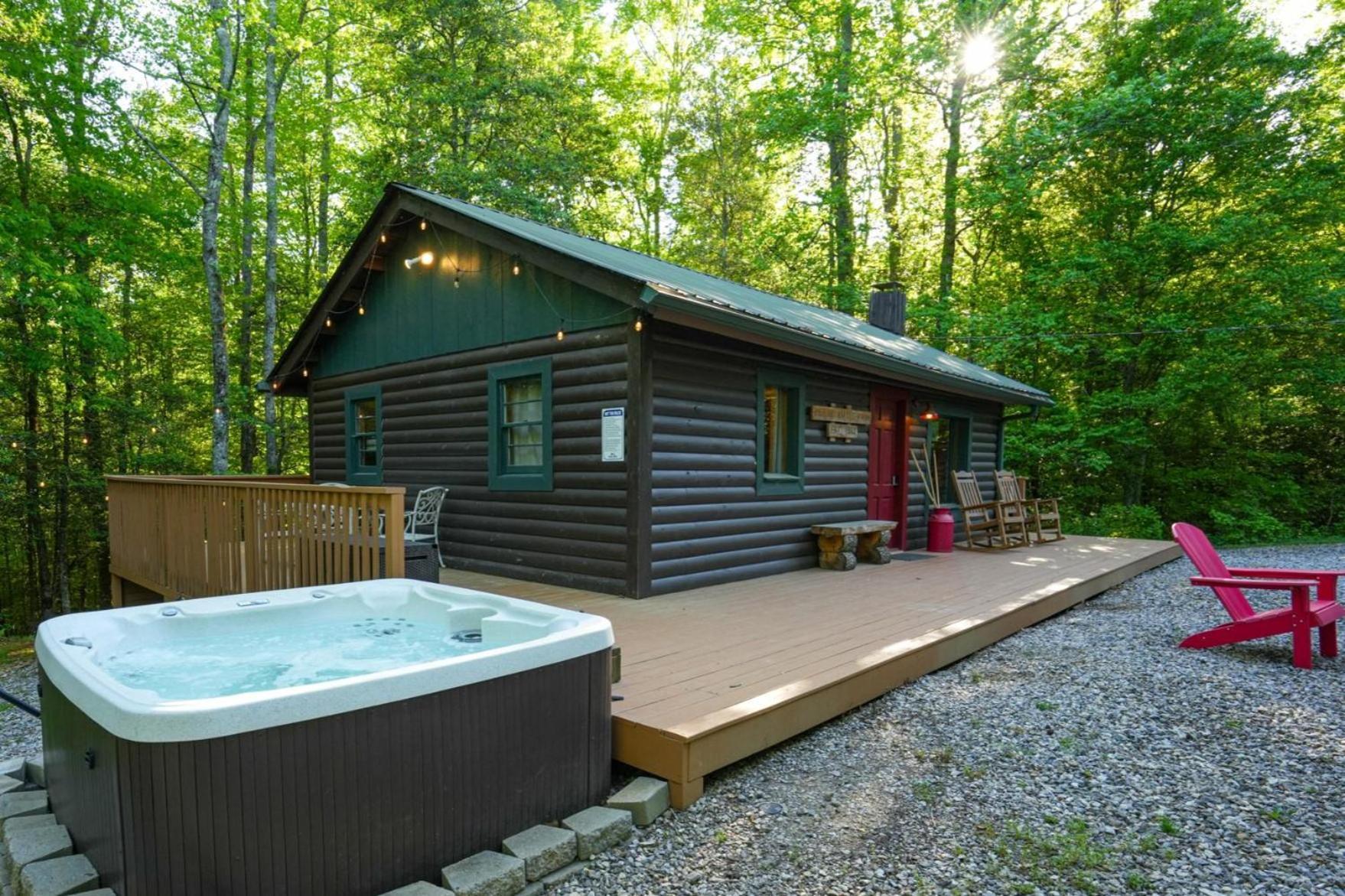 The Big Little Cabin - Hot Tub & Playground Dahlonega Kültér fotó